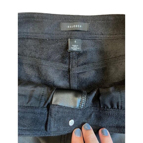 Halogen Faux Leather Pants, Size 6, NWOT - Picture 3 of 4